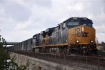 Empty phosphate train rolls east